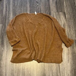 Wishlist loose weave poncho sweater, M/L